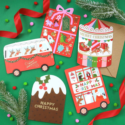 Joyful Holiday Present Christmas Card - Christmas Card