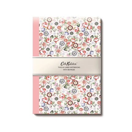 Cath Kidston set of 2 A5 Notebooks - Soft Pink Stationery