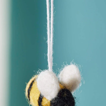 Felt Flying Bee Decoration – Eco-Friendly Fair Trade