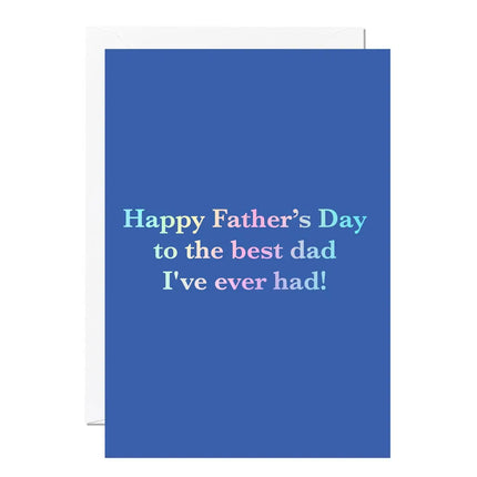 Father’s Day Card – Best Dad Funny Greetings Card - The Red Squirrel