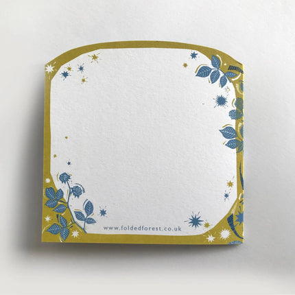 Concertina Card - Badger Amongst the Brambles