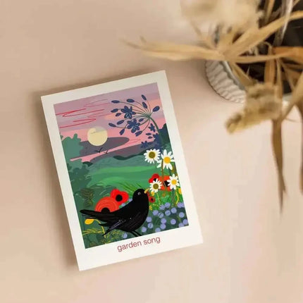 Garden song - greeting card nature