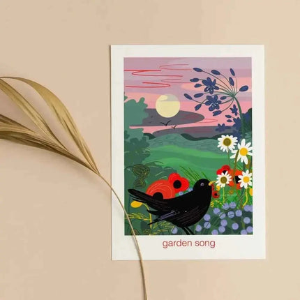 Garden song - greeting card nature