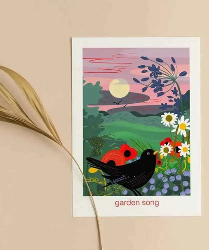 Garden song - greeting card nature