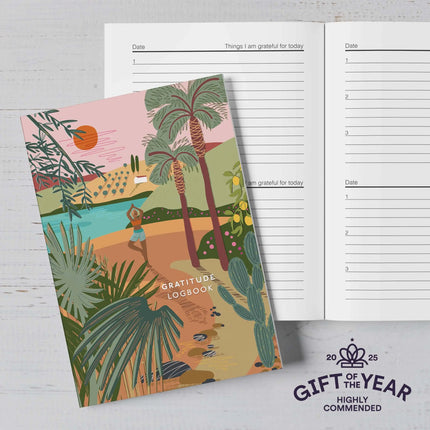 Gratitude Logbook A5 - Yoga Cover