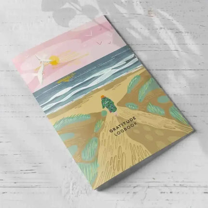 Gratitude Logbook - Over the Dunes Cover