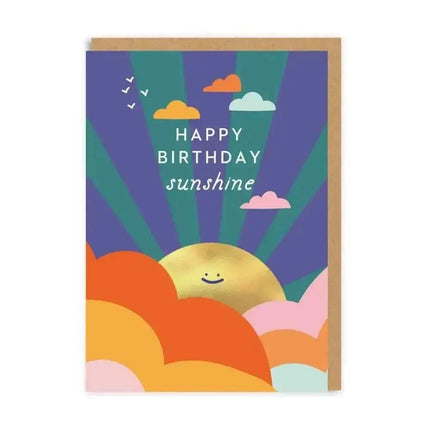 Happy Birthday Sunshine Greeting Card