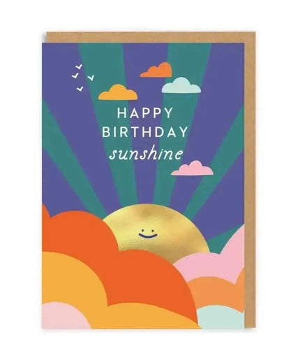 Happy Birthday Sunshine Greeting Card