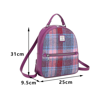 Harris Tweed Buchanan Backpack Blue/Black