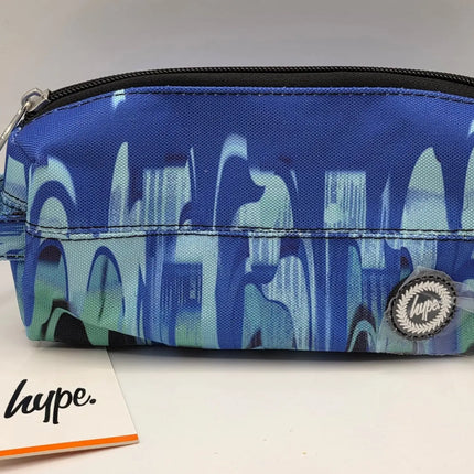 Hype Pencil Case - Blue Paint Flow