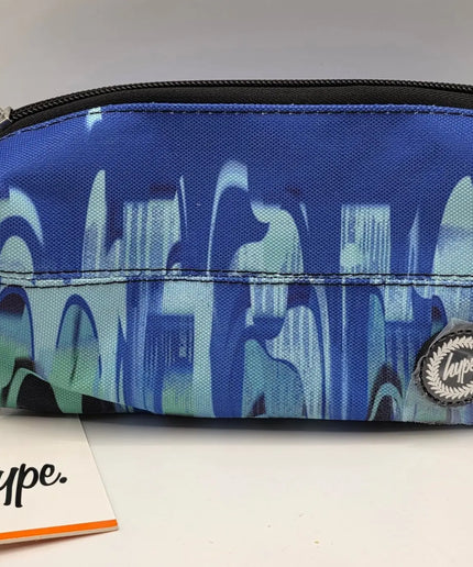 Hype Pencil Case - Blue Paint Flow