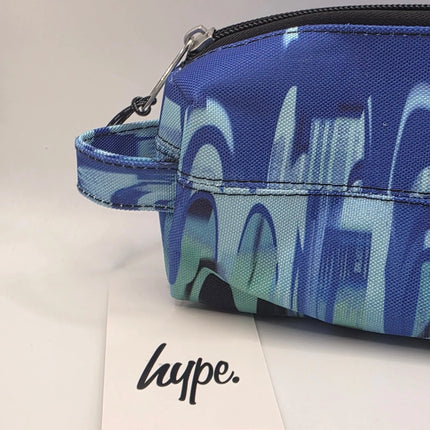 Hype Pencil Case - Blue Paint Flow