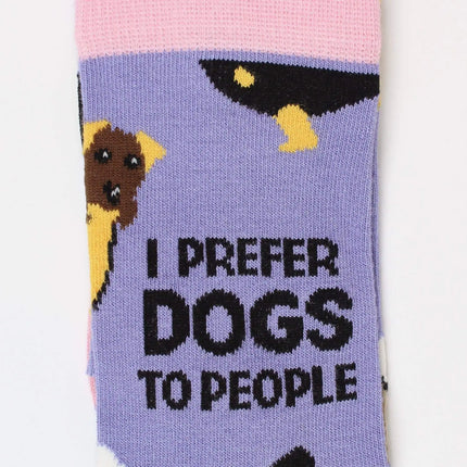 I prefer dogs to people - Women's Bamboo Socks