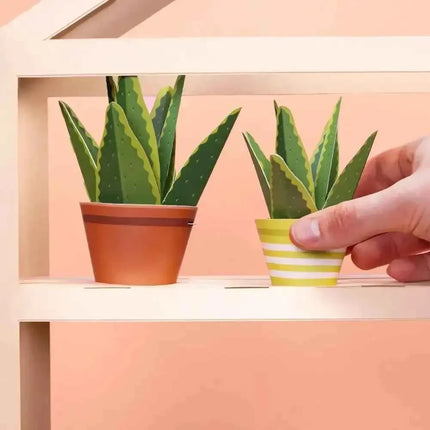 Make Your Own Healing Aloe Vera Paper Plant