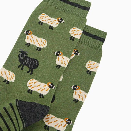 Men's Bamboo Sheep themed Socks - farming inspired