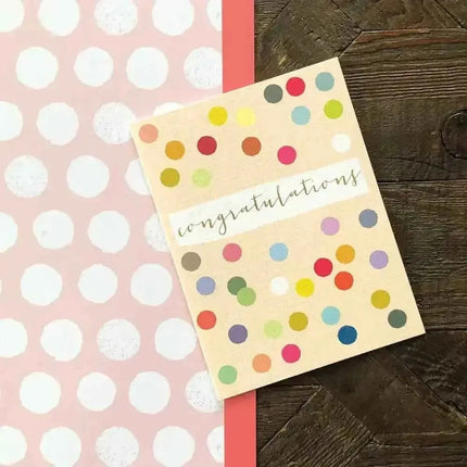 Mini Gold Foiled Congratulations Card