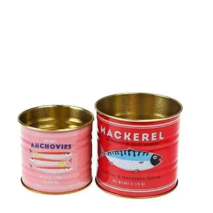 Mini Storage Tins (Set of 2) - Fish themed storage/display tins