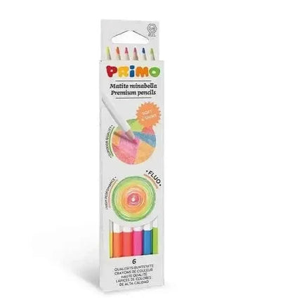 Pack of 6 Fluorescent Pencils