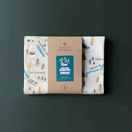 Paddle the Lakes Tea Towel