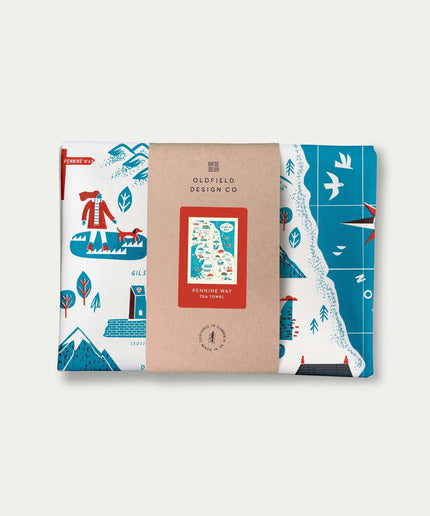 Pennine Way Tea Towel