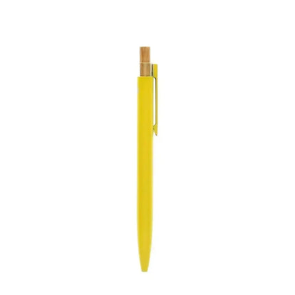 Recycled Aluminium Ballpoint Pen - Yellow