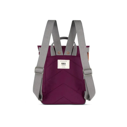 ROKA London Canfield Backpack in Royal Burgundy Nylon