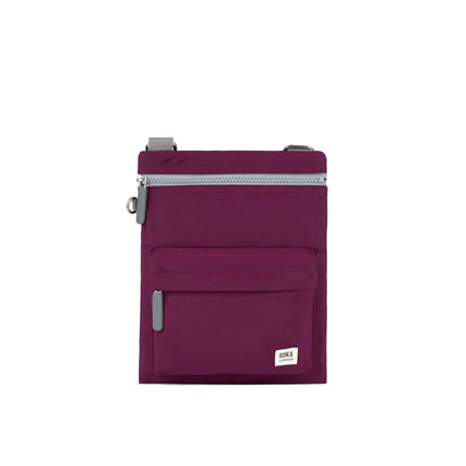 ROKA London Chelsea B Crossbody Bag in Royal Burgundy Nylon