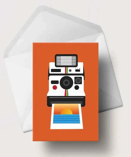 Polaroid Camera Greetings Card
