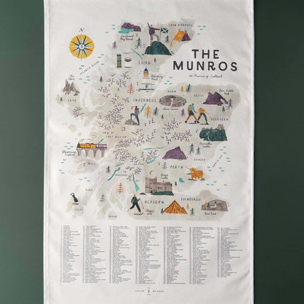The Munros Tea Towel