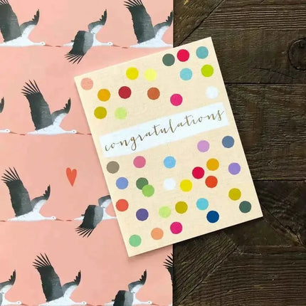 Mini Gold Foiled Congratulations Card