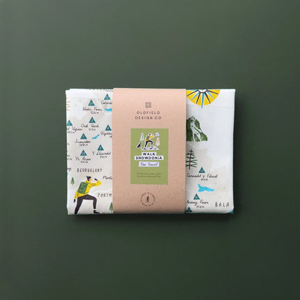Walk Snowdonia (Eryri) Tea Towel
