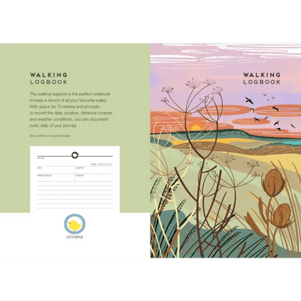 Walking logbook - journal outdoor notebook