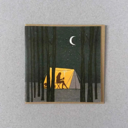 Wild Camping Greetings Card