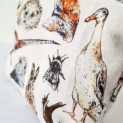 Wildlife Handmade Cosmetics Bag
