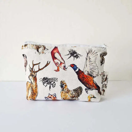 Wildlife Handmade Cosmetics Bag
