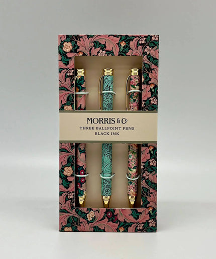 William Morris Gift Set of 3 Pens.