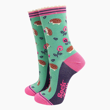 Women's Hedgehog Bamboo Socks - UK 3-7