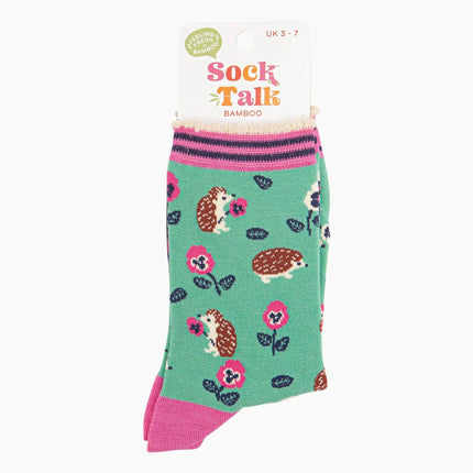 Women's Hedgehog Bamboo Socks - UK 3-7